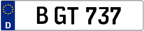Truck License Plate